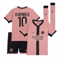 Paris Saint-Germain Ousmane Dembele #10 3rd trikot Kinder 2024-25 Kurzarm (+ Kurze Hosen)